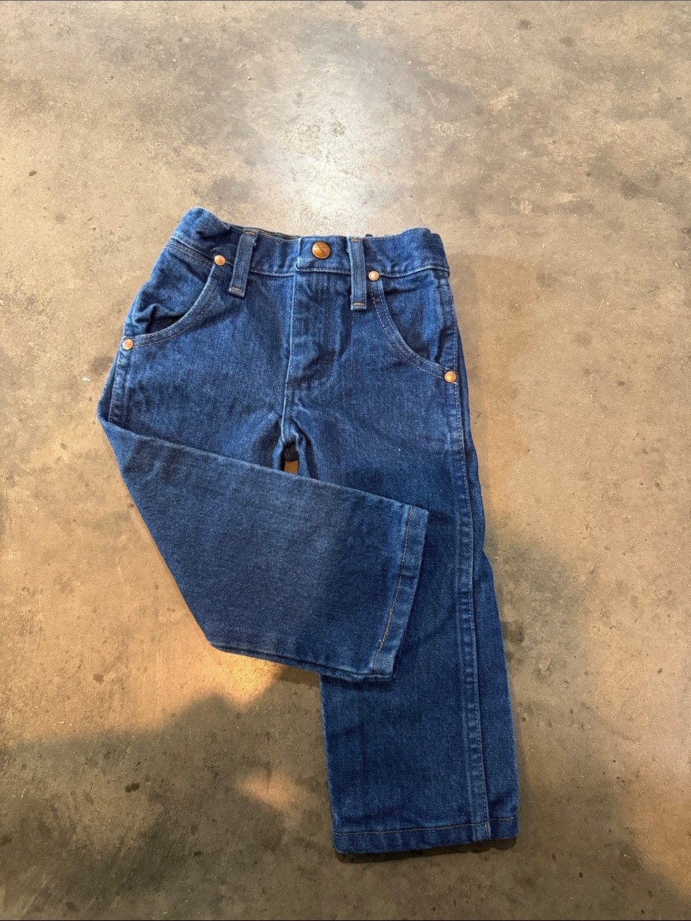 Wrangler Kids Dark Blue Denim Jeans